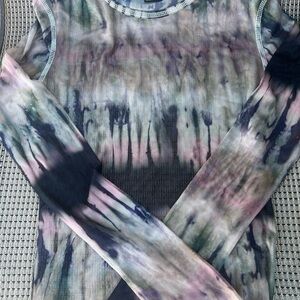 Urban Outfitters Multicolor Tie-Dye Long Sleeve Top